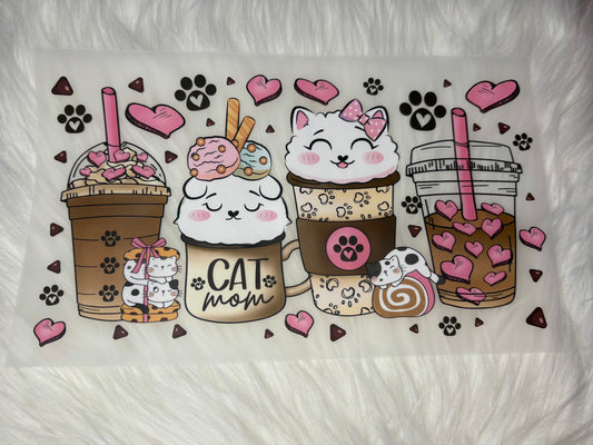 Cat Mom Coffee Print #91