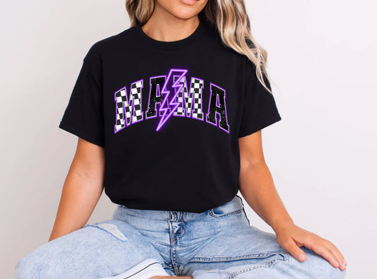 Mama  #311 Available in  DTF Just Pick Your Shirt GLITTER