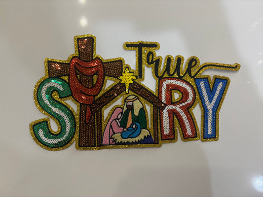 CHENILLE PATCHES TRUE STORY FAITH