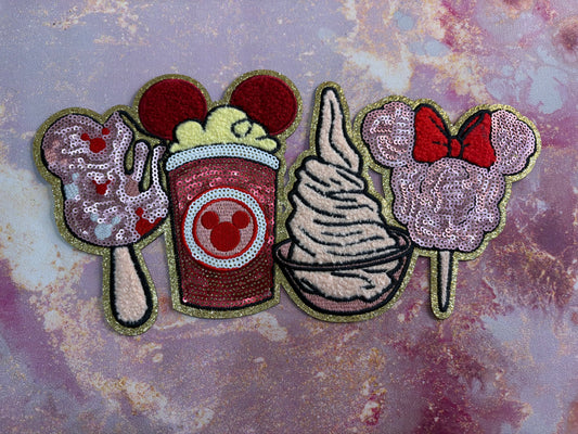 CHENILLE PATCHES HAPPY PLACE ICE CREAMS