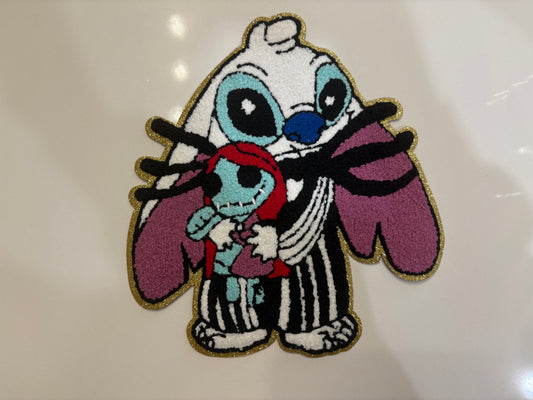 CHENILLE PATCHES BLUE BOY AND GIRL