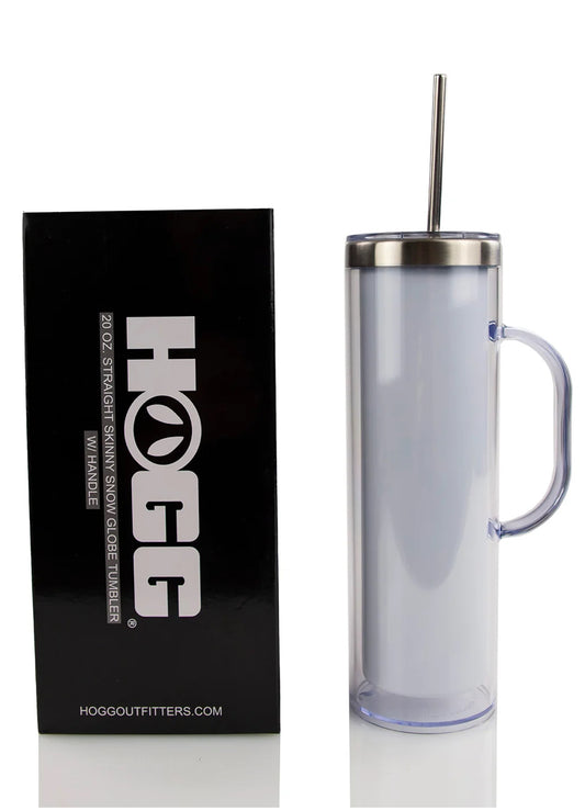 20oz SKINNY SNOW GLOBE TUMBLER W/ HANDLE