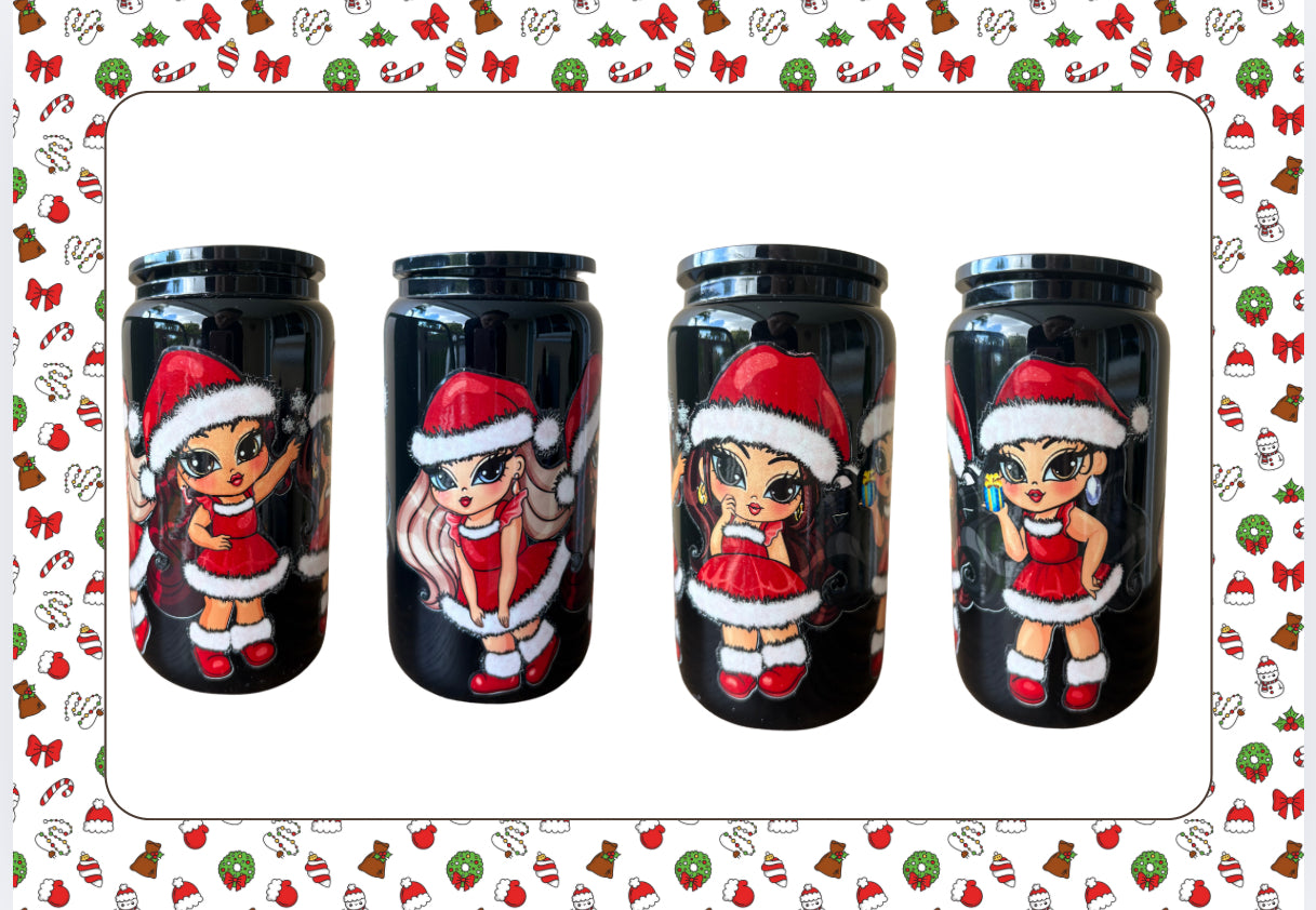 Christmas Glass Cup