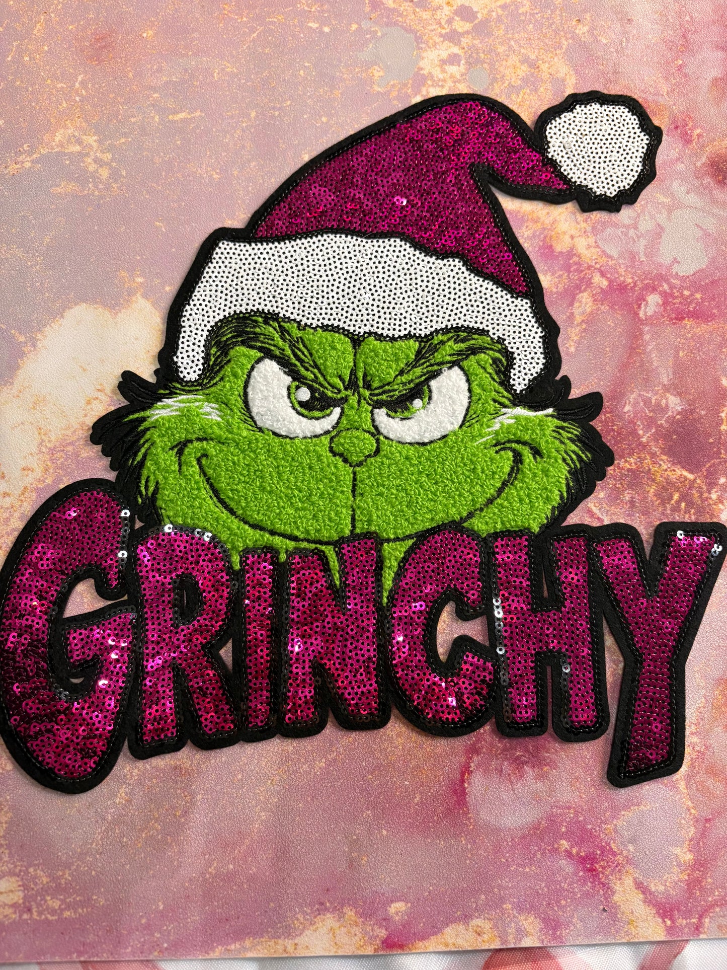 CHENILLE PATCHES GREEN MAN