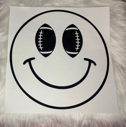 Football Smiley Face Print #73