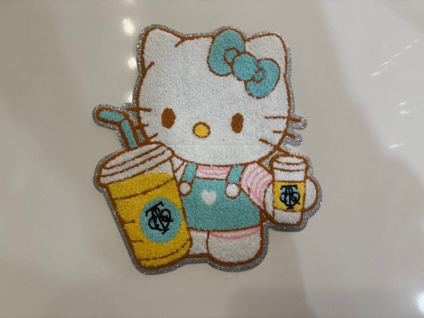 CHENILLE PATCHES KITTLY LIKE HER COFFEE
