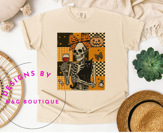 Skeleton Halloween DTF Print #556
