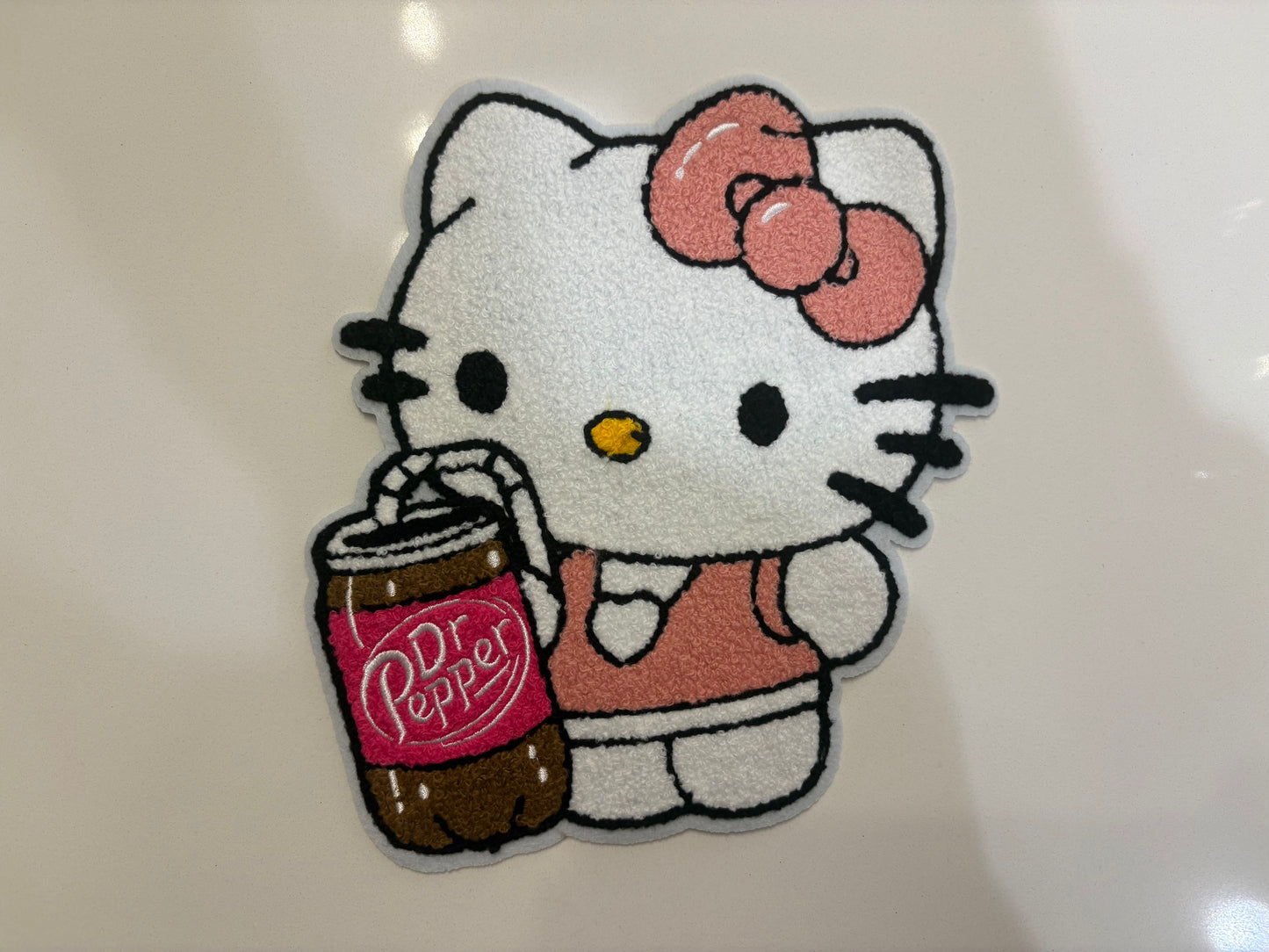 CHENILLE PATCHES KITTY WITH DR P