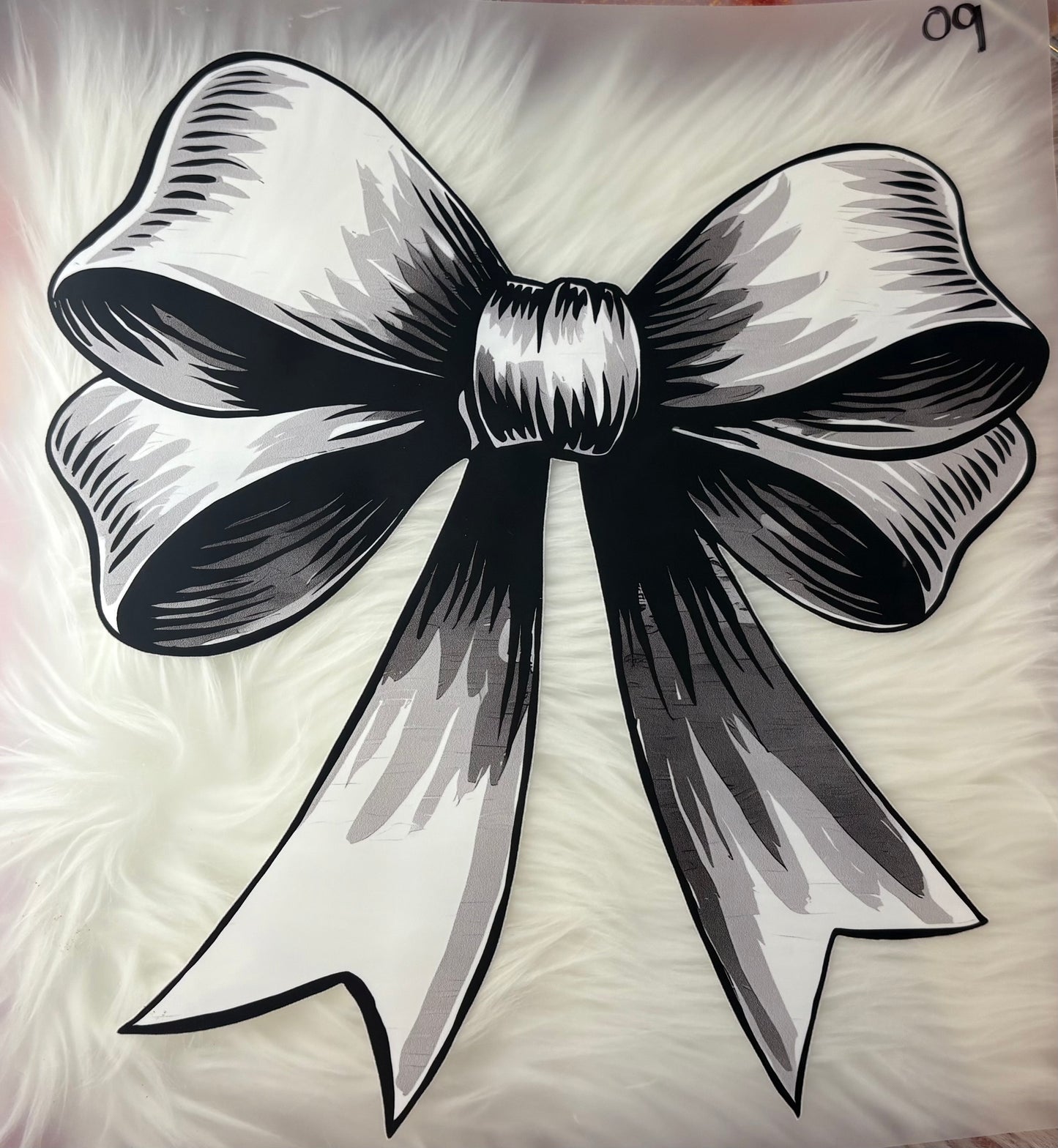 Black Bow Print #09