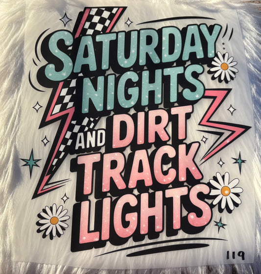 Saturday nights and dirt track lights Print #119