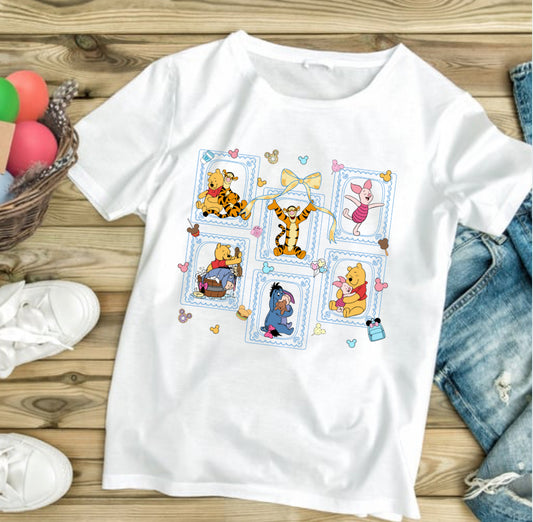 Pooh # 510 Available in Sublimation or DTF Just Pick Your Shirt