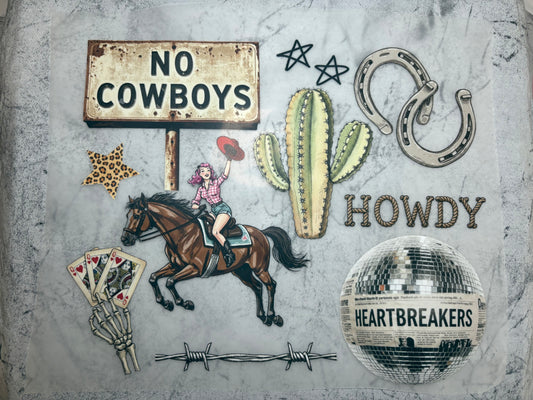 No Cowboys #331 Available in Dtf Just Pick Your Shirt