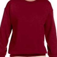 GARNET Gildan G180 Unisex Heavy Blend™ 50/50 Crewneck Sweatshirt