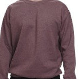 HEATHER DARK MAROON Gildan G180 Unisex Heavy Blend™ 50/50 Crewneck Sweatshirt