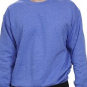 HEATHER SPORTS ROYAL Gildan G180 Unisex Heavy Blend™ 50/50 Crewneck Sweatshirt