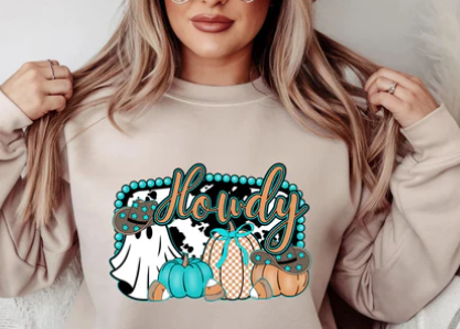 #1002 HOWDY GHOST FALL GLITTER