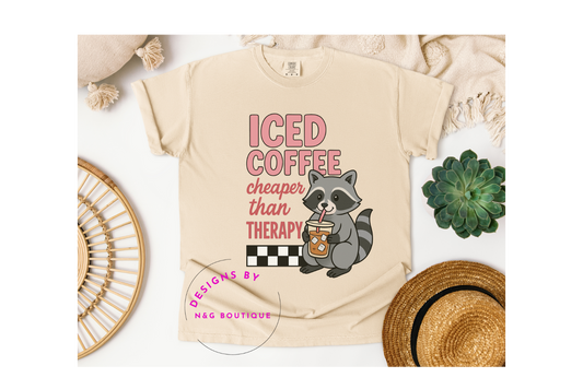 ICED COFEE CHEAPER THAN THERAPY DTF OR SUBLIMATION #365