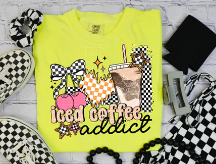 #1054 ICED COFFEE ADDICT GLITTER