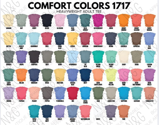 Build Your Comfort Colors T-Shirt (And Pick Your Print )