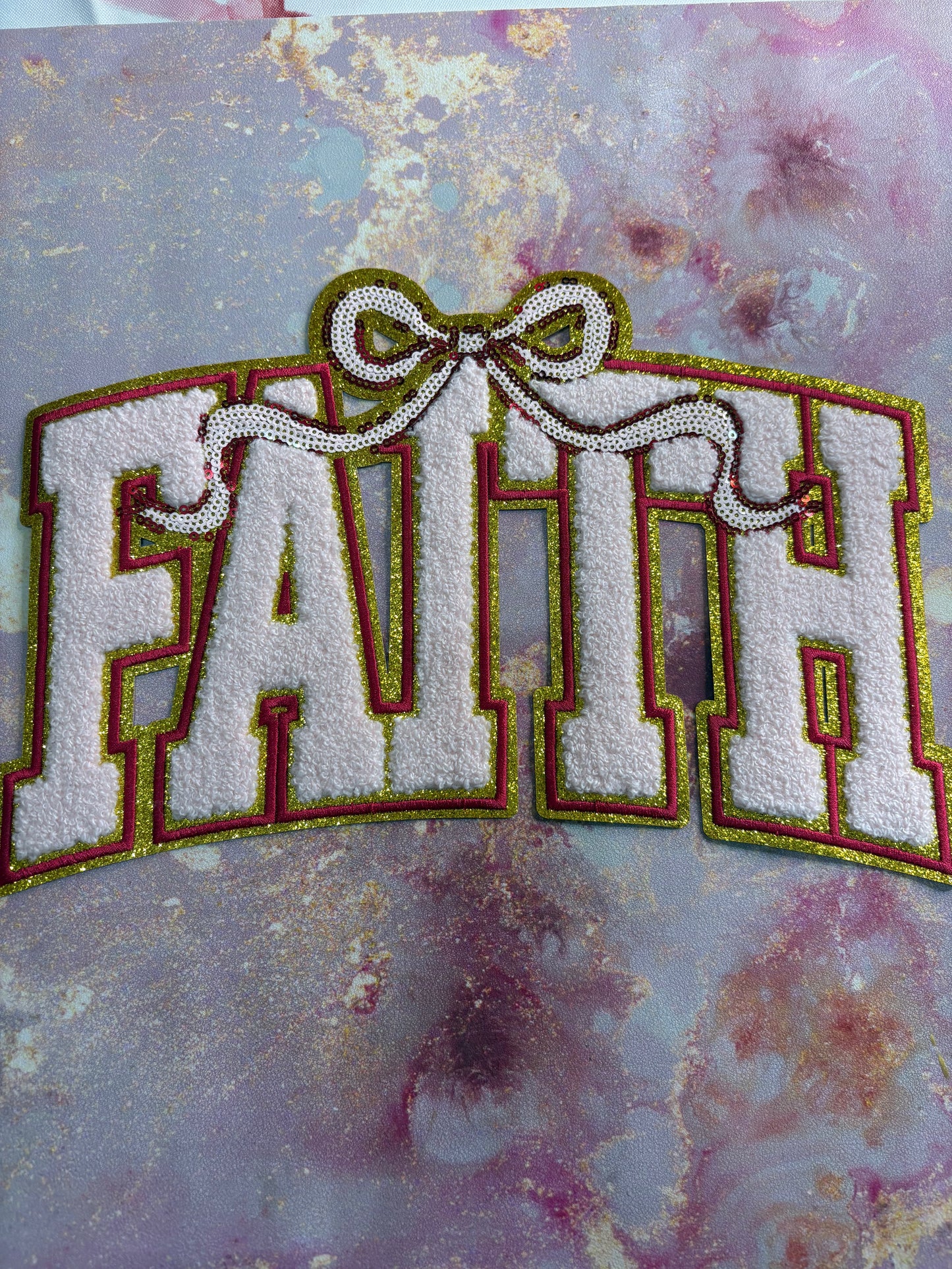 CHENILLE PATCHES FAITH