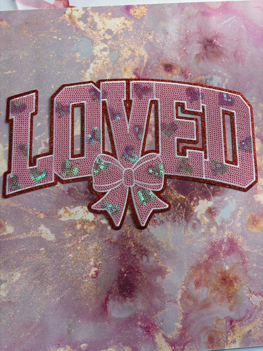 CHENILLE PATCHES LOVED