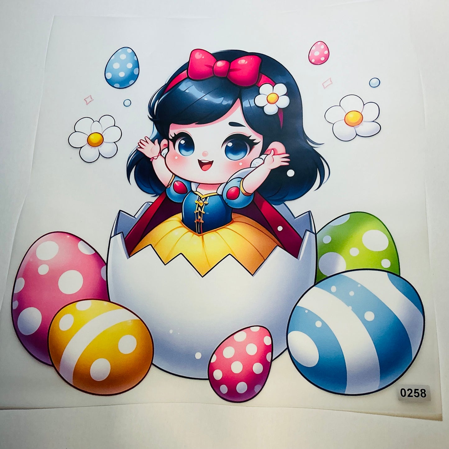 SNOW EASTER DTF PRINT READY TO PRESS #0258 (EASTER)
