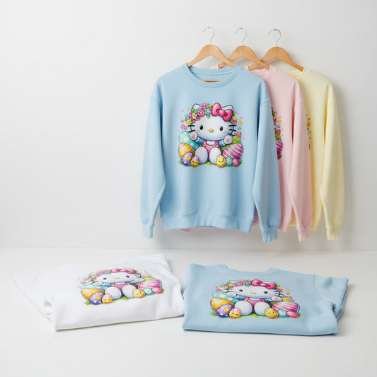 KITTY EASTER READY TO PRESS DTF #0256 (EASTER)