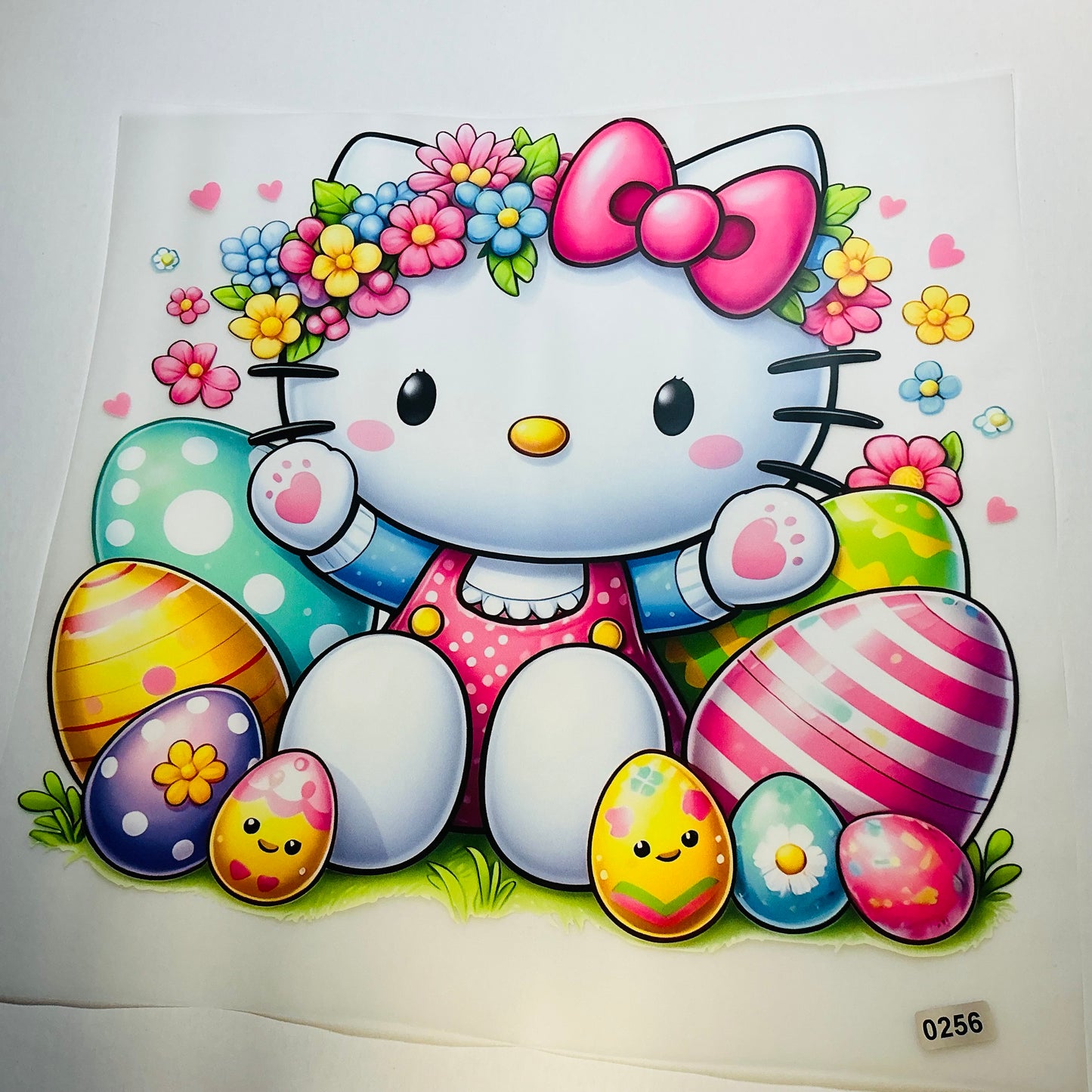 KITTY EASTER READY TO PRESS DTF #0256 (EASTER)