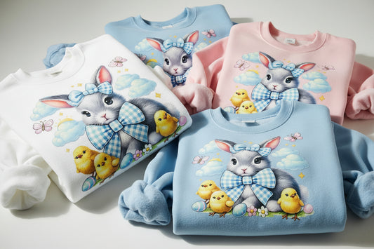 EASTER BUNNY READY TO PRESS DTF #0342 (EASTER)