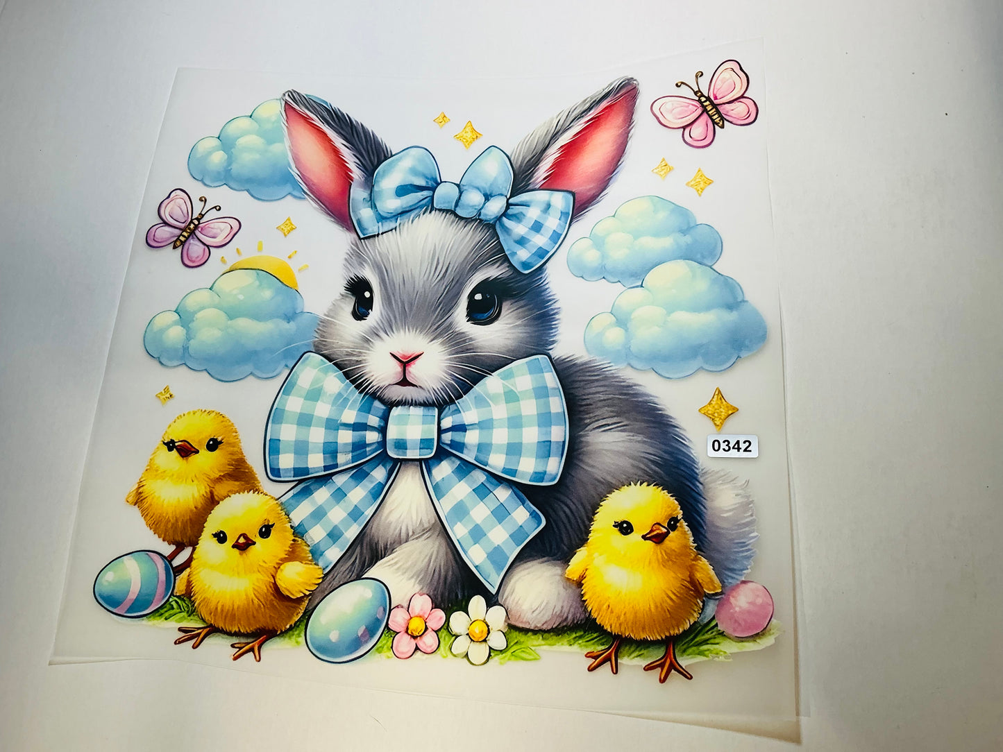 EASTER BUNNY READY TO PRESS DTF #0342 (EASTER)