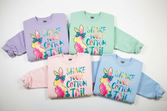 SHAKE YOUR COTTON TAIL READY TO PRESS DTF #0340 (EASTER)