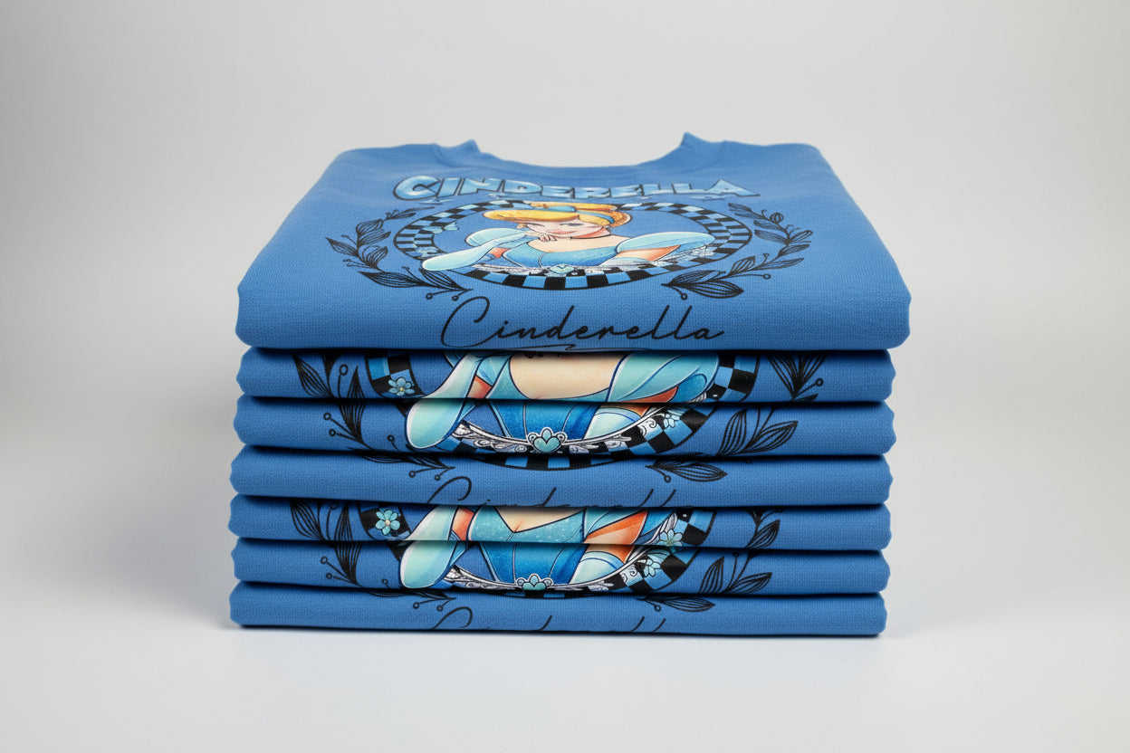 CINDERELLA READY TO PRINT DTF #0335 (CHARACTER)