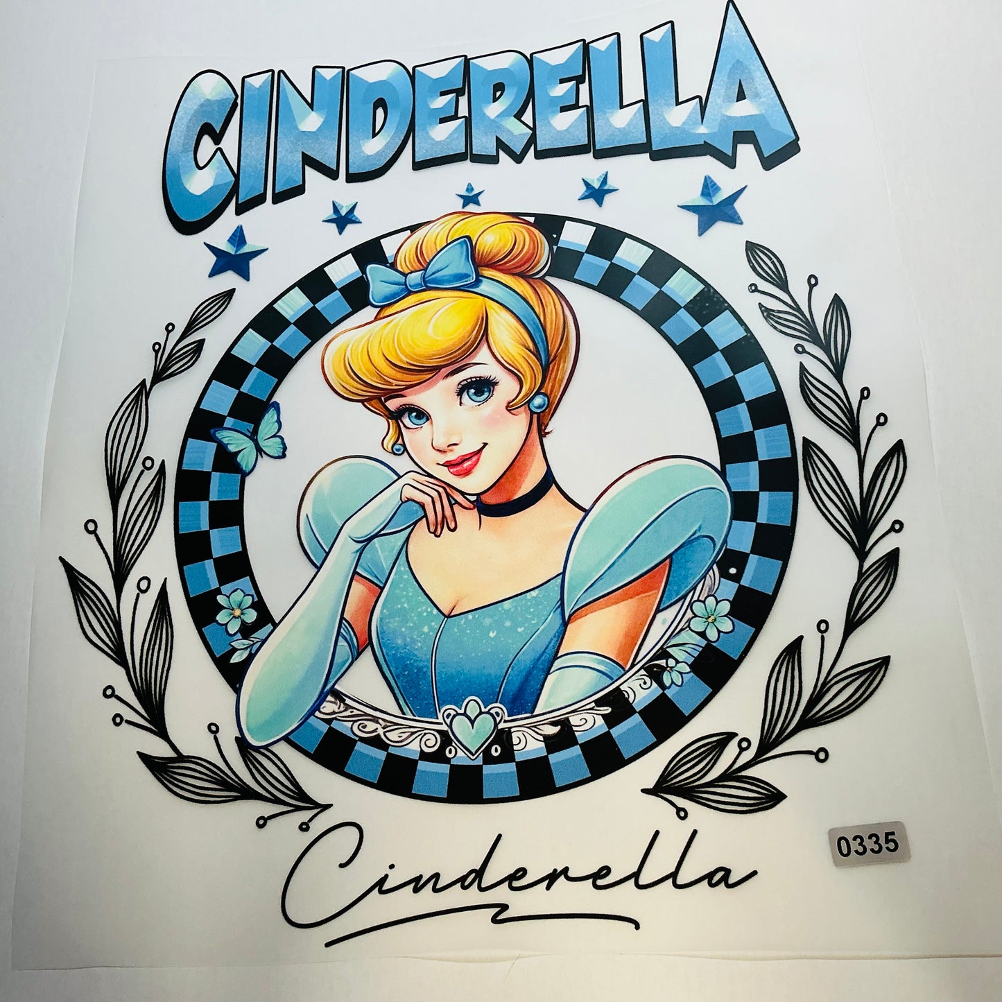 CINDERELLA READY TO PRINT DTF #0335 (CHARACTER)
