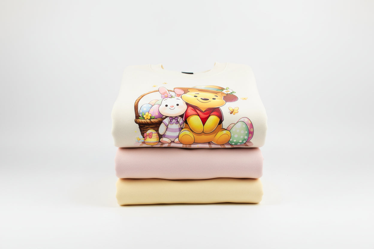 POOH EASTER RESDY TO PRESS DTF PRINT # 0330 (EASTER)