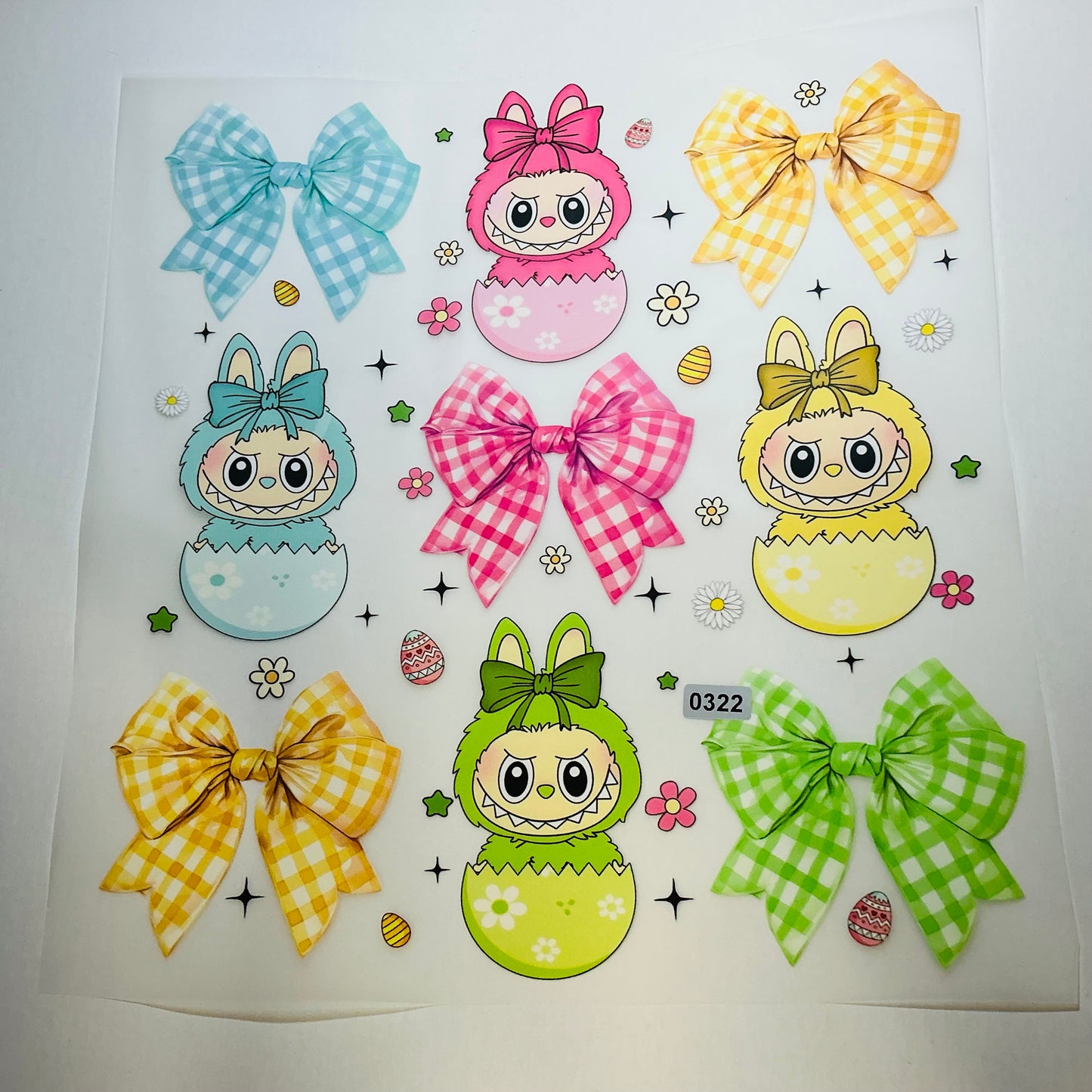 LABUBU EASTER READY TO PRINT DTF #0322 (EASTER)