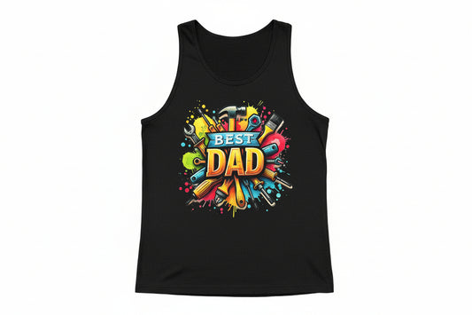 BEST DAD DTF PRINT READY TO PRESS #0296 (DAD)