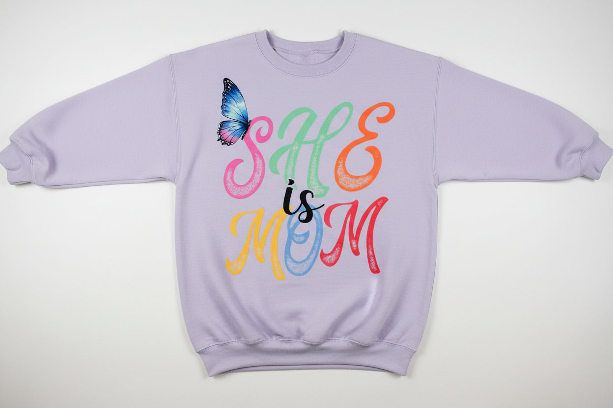 SHE IS MOM READY TO PRESS DTF #0287 (MOM)