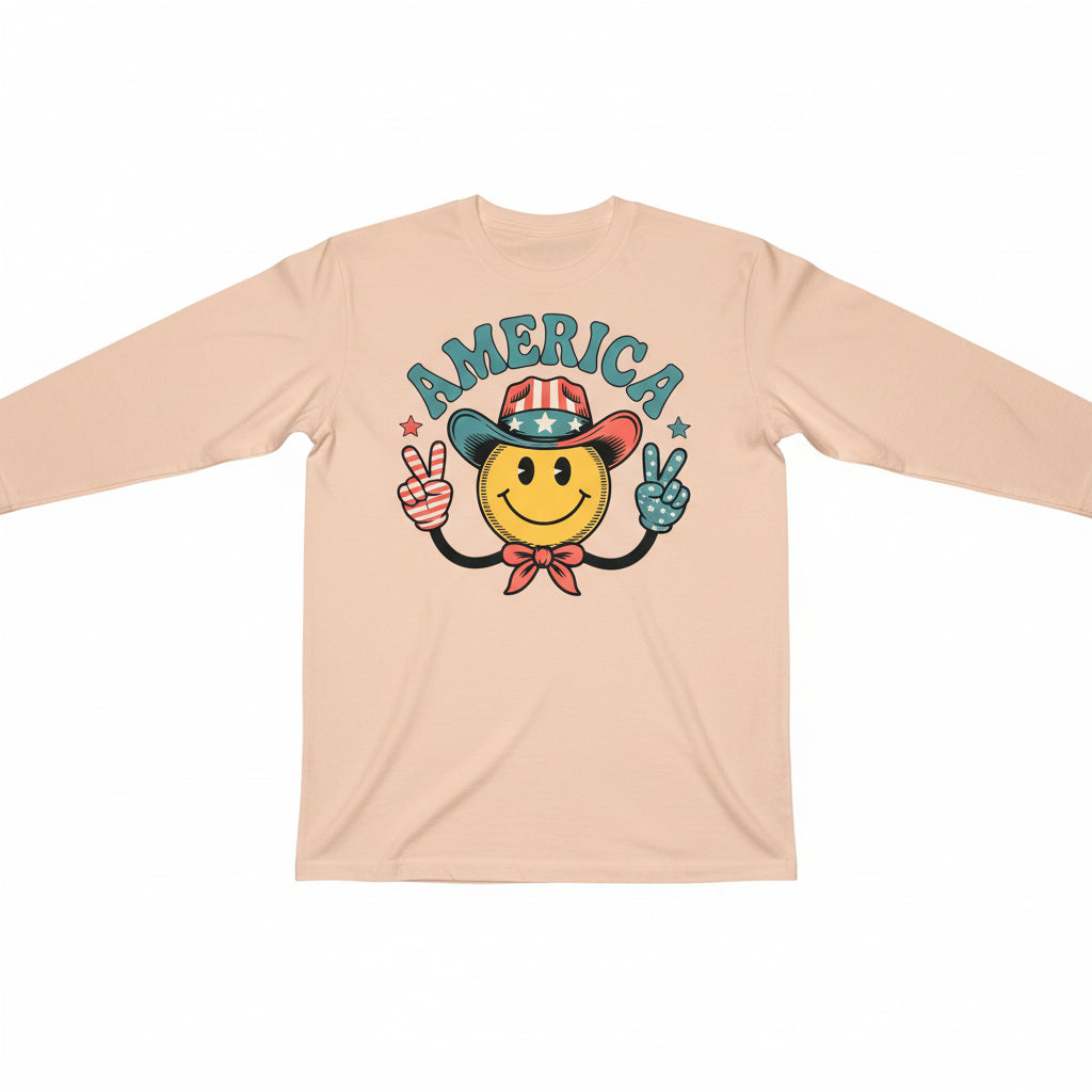 AMERICA SMILEY READY TO PRESS #0367 (4TH OF JULY)