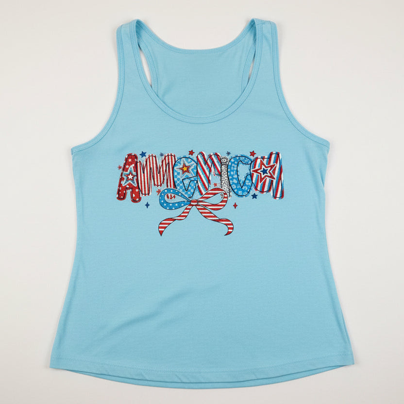 AMERICA GLITTER PRINT READY TO PRESS #0360 (4TH OF JULY)