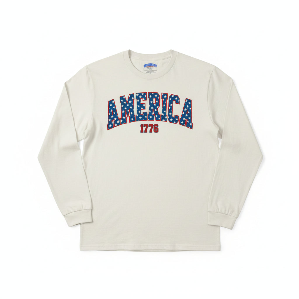 AMERICA 1776 GLITTER PRINT READY TO PRESS #0358 (4TH JULY)