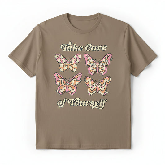 TAKE CARE OF YOUR SELF GLITTER DISTRESS READY TO PRINT # 0389 (FAITH)