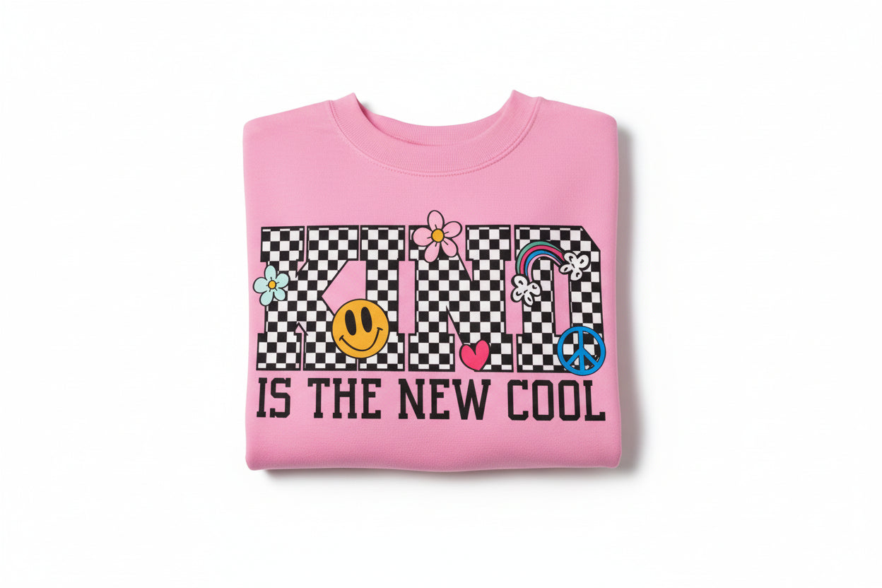 KIND IS THE NEW COOL READY TO PRESS DTF #0403 (FAITH)
