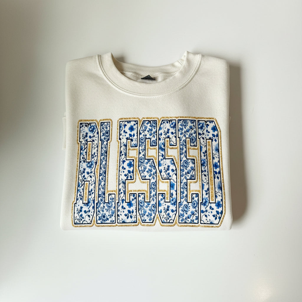 BLESSED READY TO PRESS DTF PRINT #0405 (FAITH)