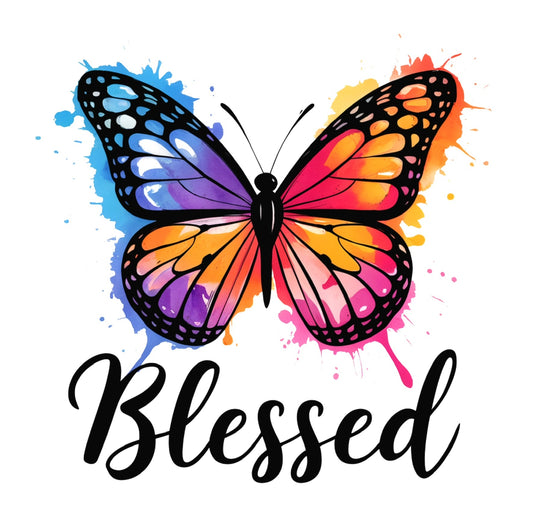 Blessed Butterfly Sublimation Print #252