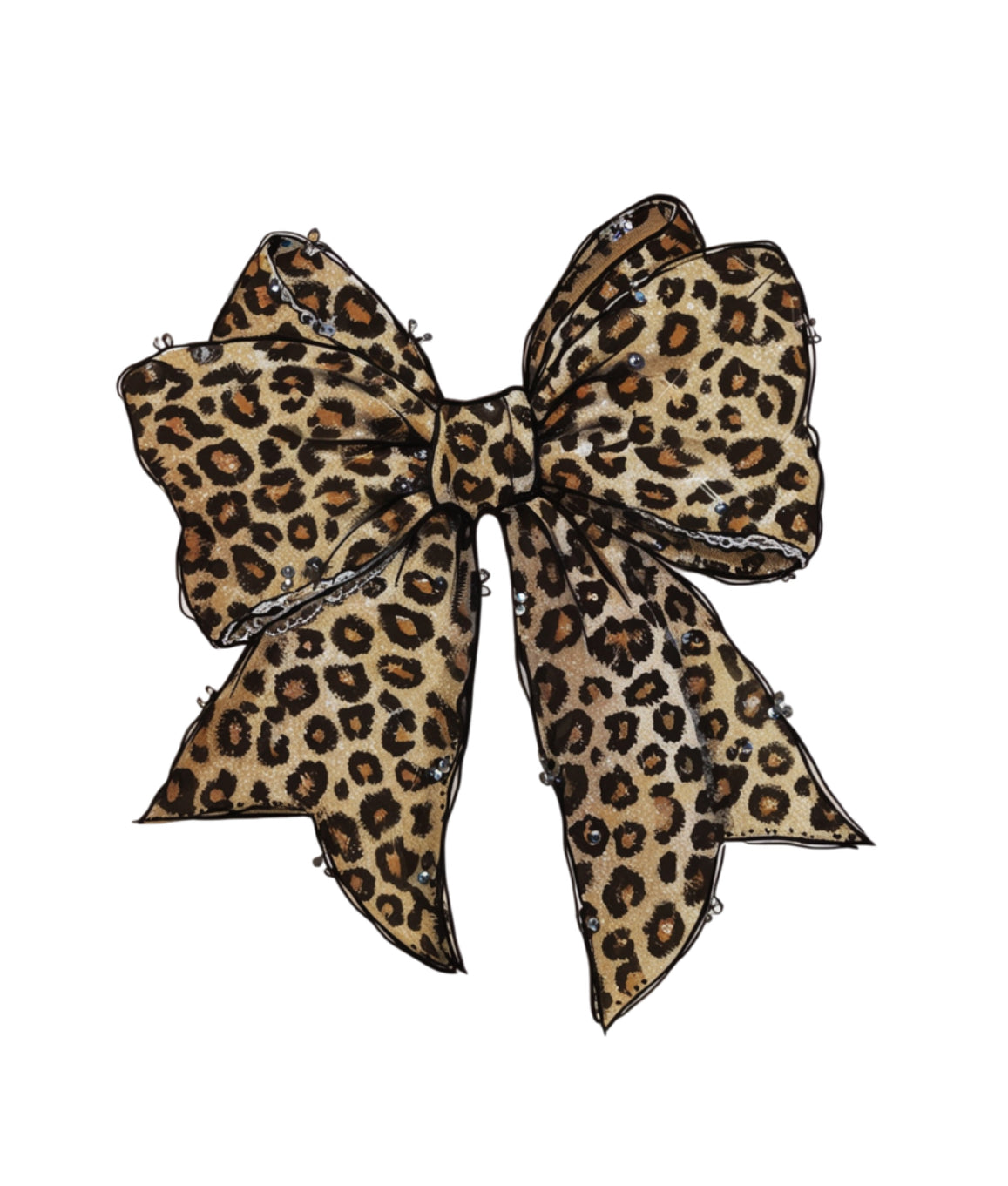 Leopard Bow Sublimation Print #253