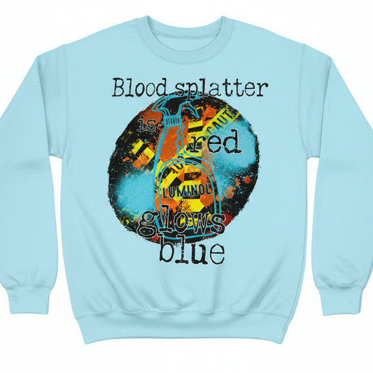 BLOOD SPLATTER GLITTER PRINT READY TO PRESS # 0424 (HALLOWEEN)
