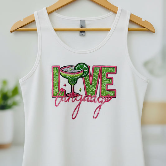 LOVE LANGUAGE YARN SEQUENCE READY TO PRESS DTF #0429 (SUMMER)