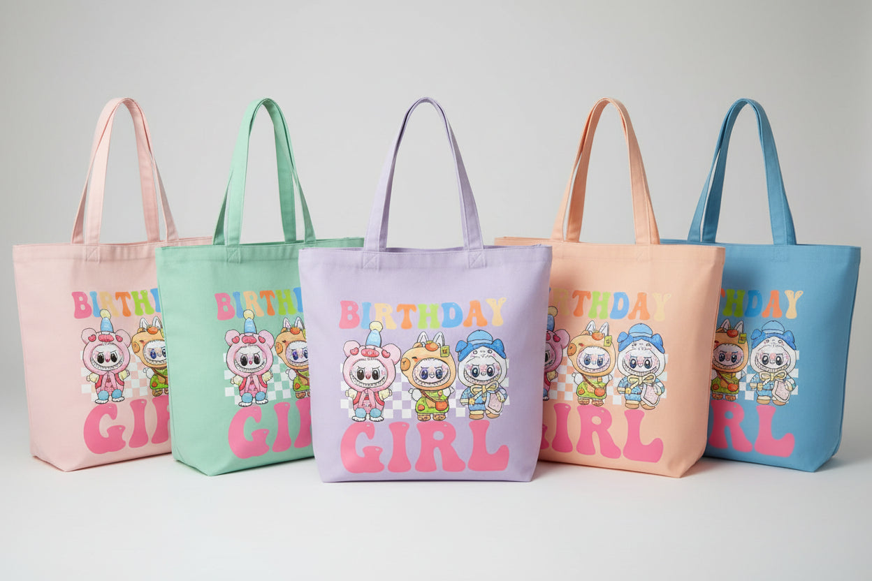 LABUBU BIRTHDAY GIRL READY TO PRESS DTF # 0316 (CHARACTERS)