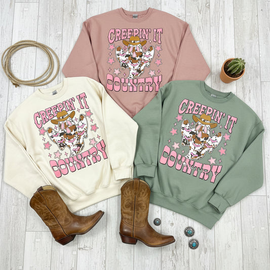 CREEPIN 'IT COUNTRY READY TO PRESS DTF #0491 (WESTERN)