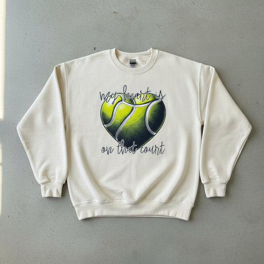 MY HEART IS ON THAT COURT READY TO PRESS # 0528  (SPORTS)